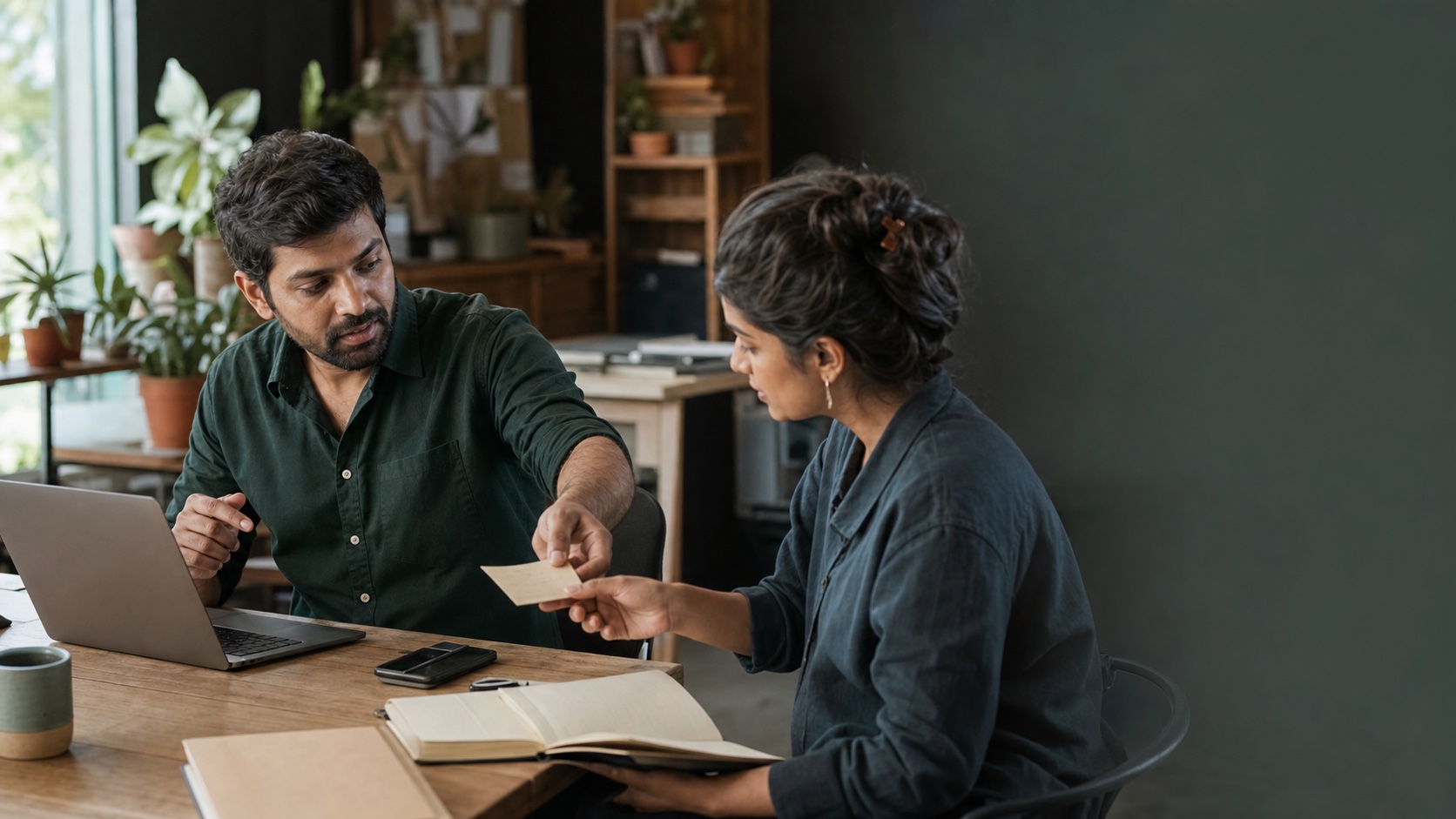A campaign owner and customer teammate review a meaningful response and agree who will carry the next action.